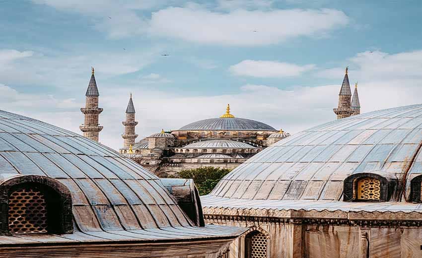 The domes of Istanbul